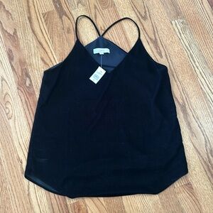 LOFT velvet halter tank